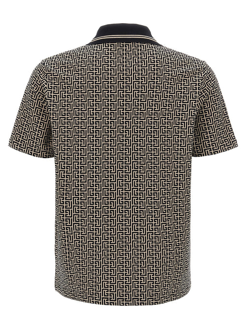 Bicolor Cotton Polo Shirt