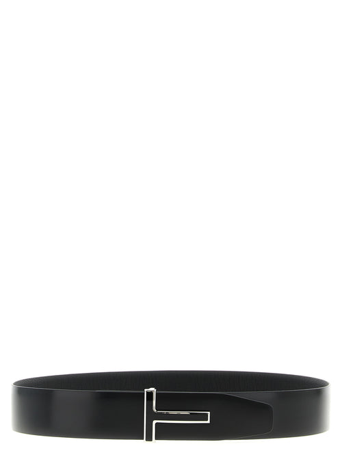 Black Calfskin Regular Belt