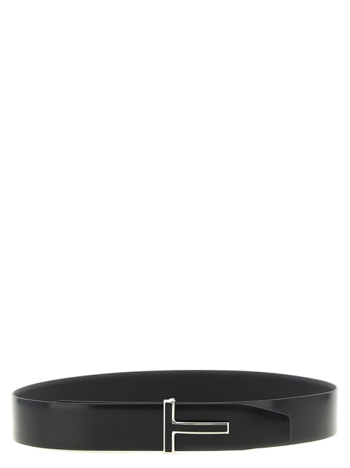 Black Calfskin Regular Belt