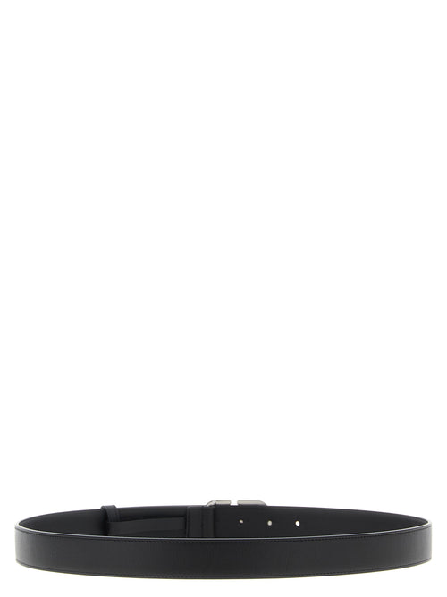 Black Calfskin Regular Belt
