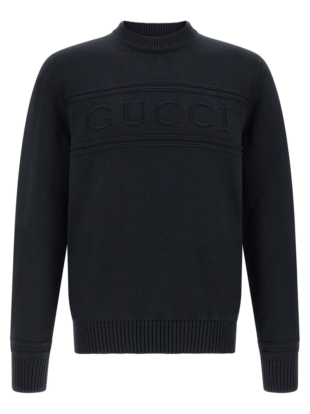 Gucci Blue Cotton Cardigan