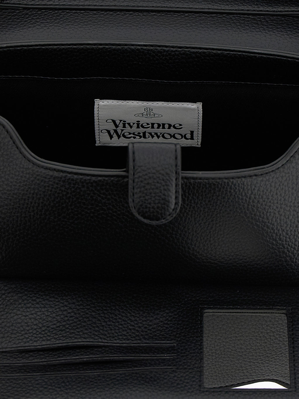 Black Polyethylene Shoulder Bag