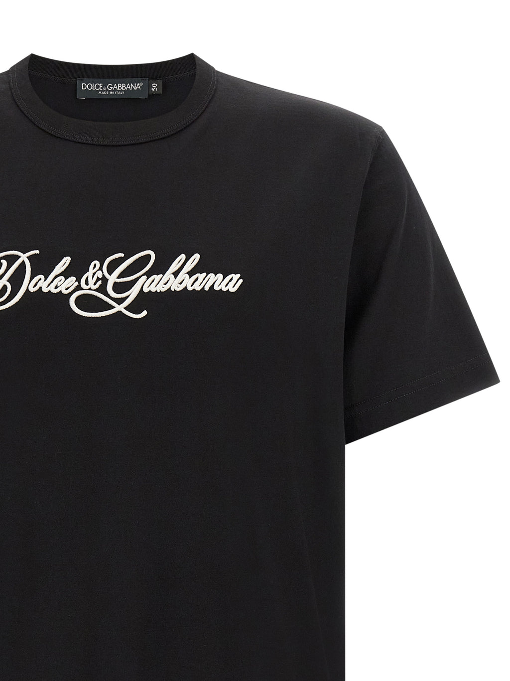 Black Cotton T-Shirt