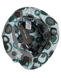 Teal Cotton Big Polka Dot Pattern Bucket Hat