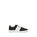 Valentino Garavani Black Calf Leather Bos Taurus Sneakers