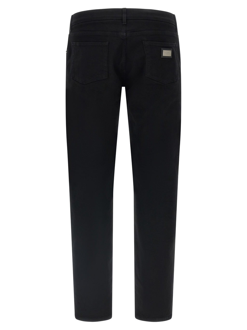 Dolce & Gabbana Black Cotton Slim Fit Jeans