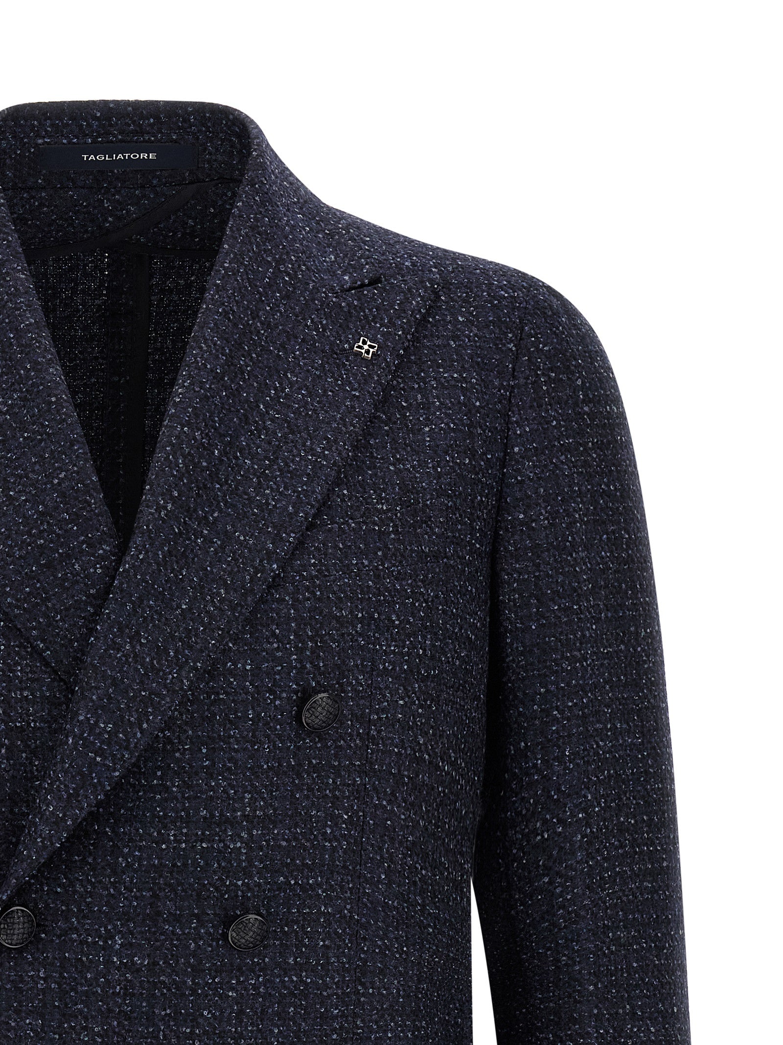 Tagliatore Blue Virgin Wool Blazer