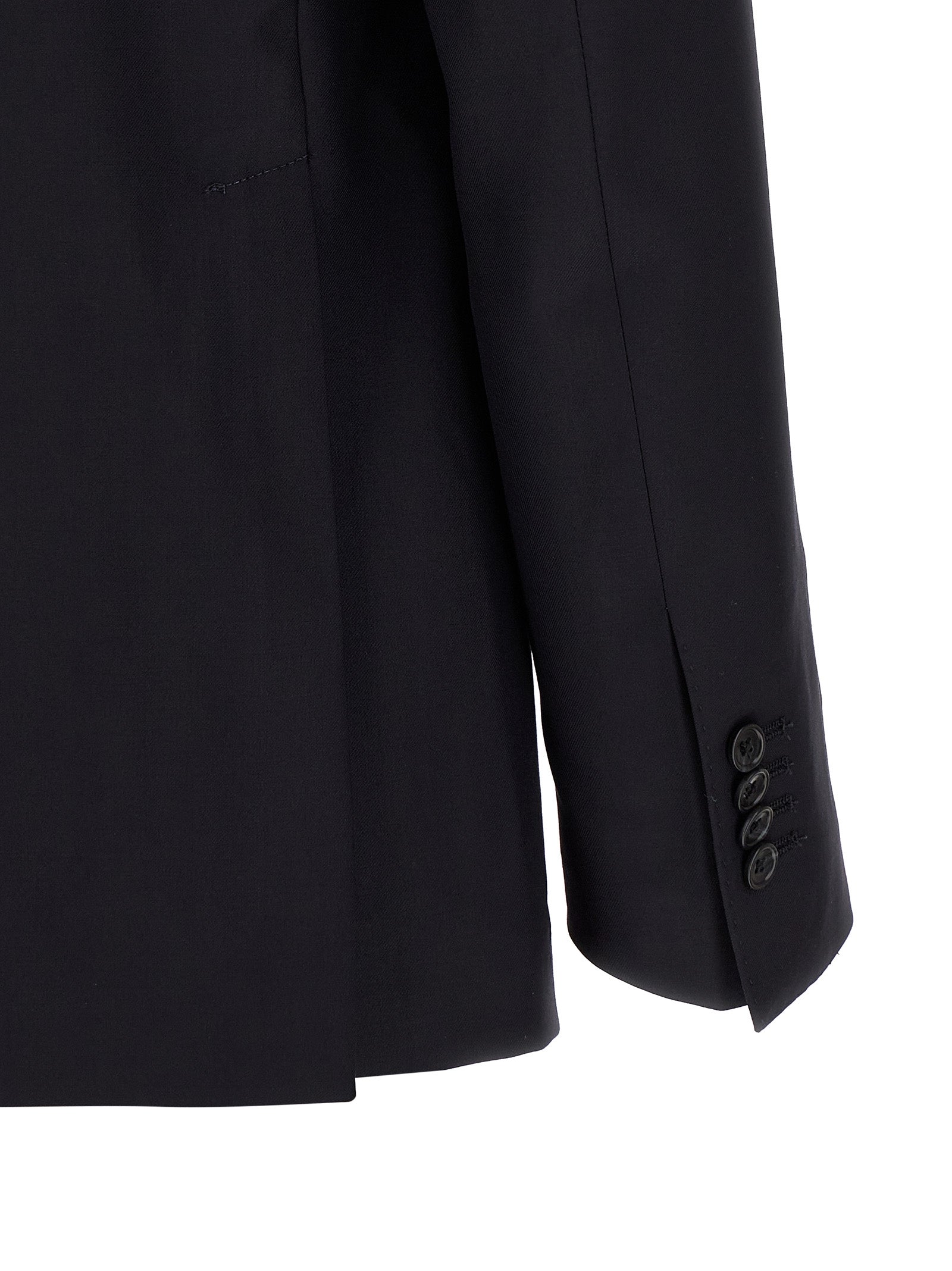 Tagliatore Blue Virgin Wool Two-Piece Suit