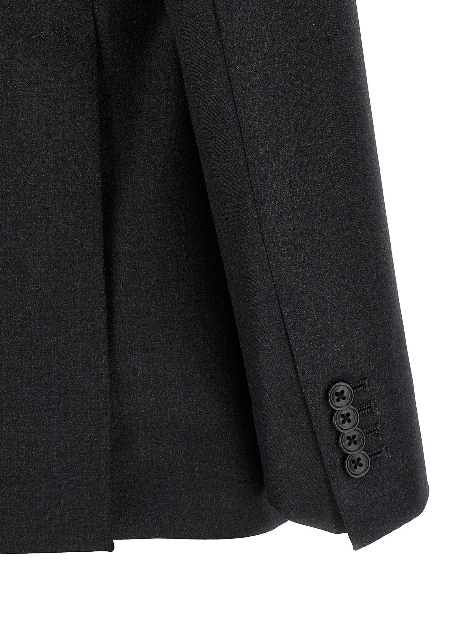 Tagliatore Gray Virgin Wool Two-Piece Suit