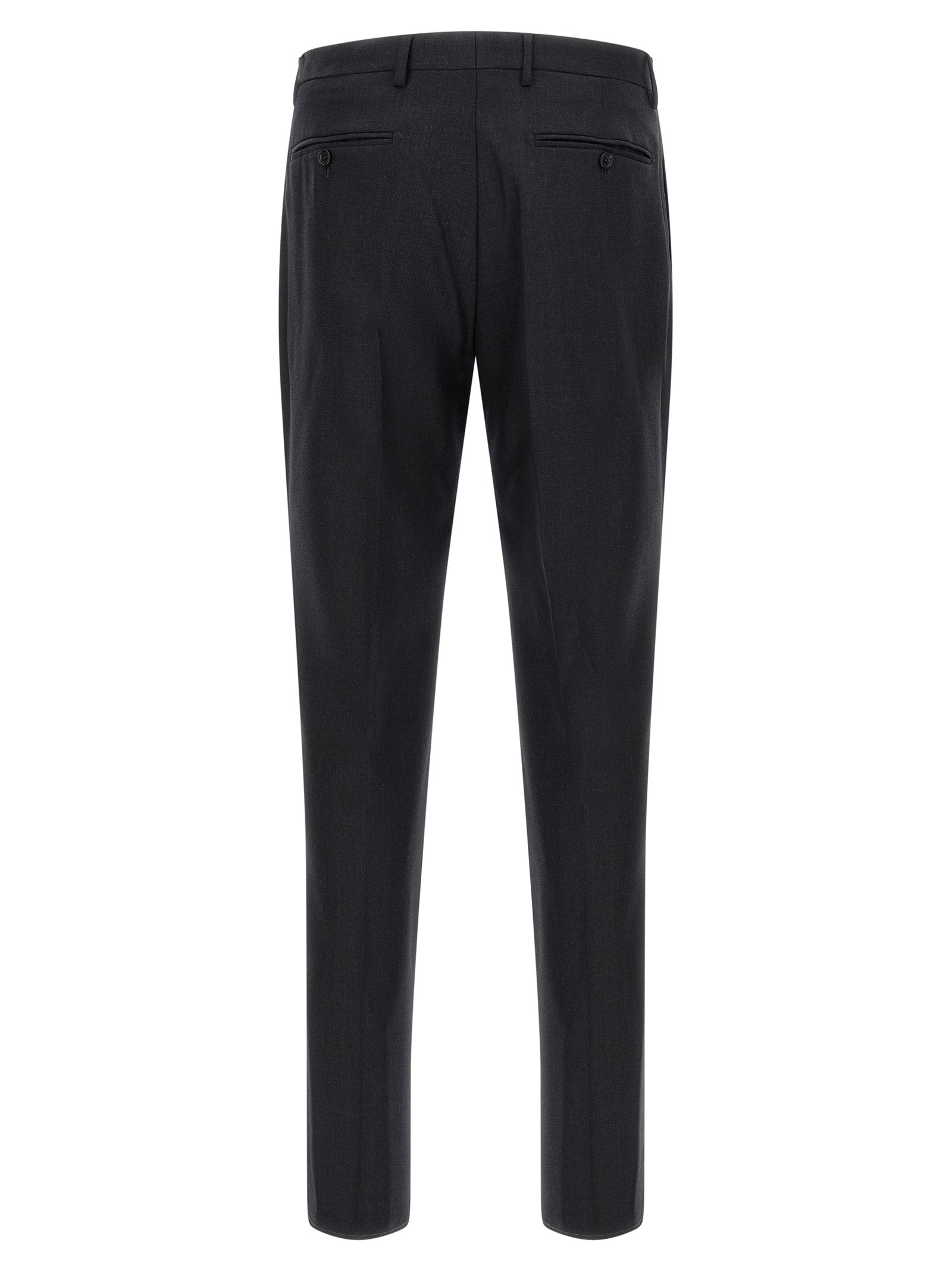 Tagliatore Gray Virgin Wool Two-Piece Suit
