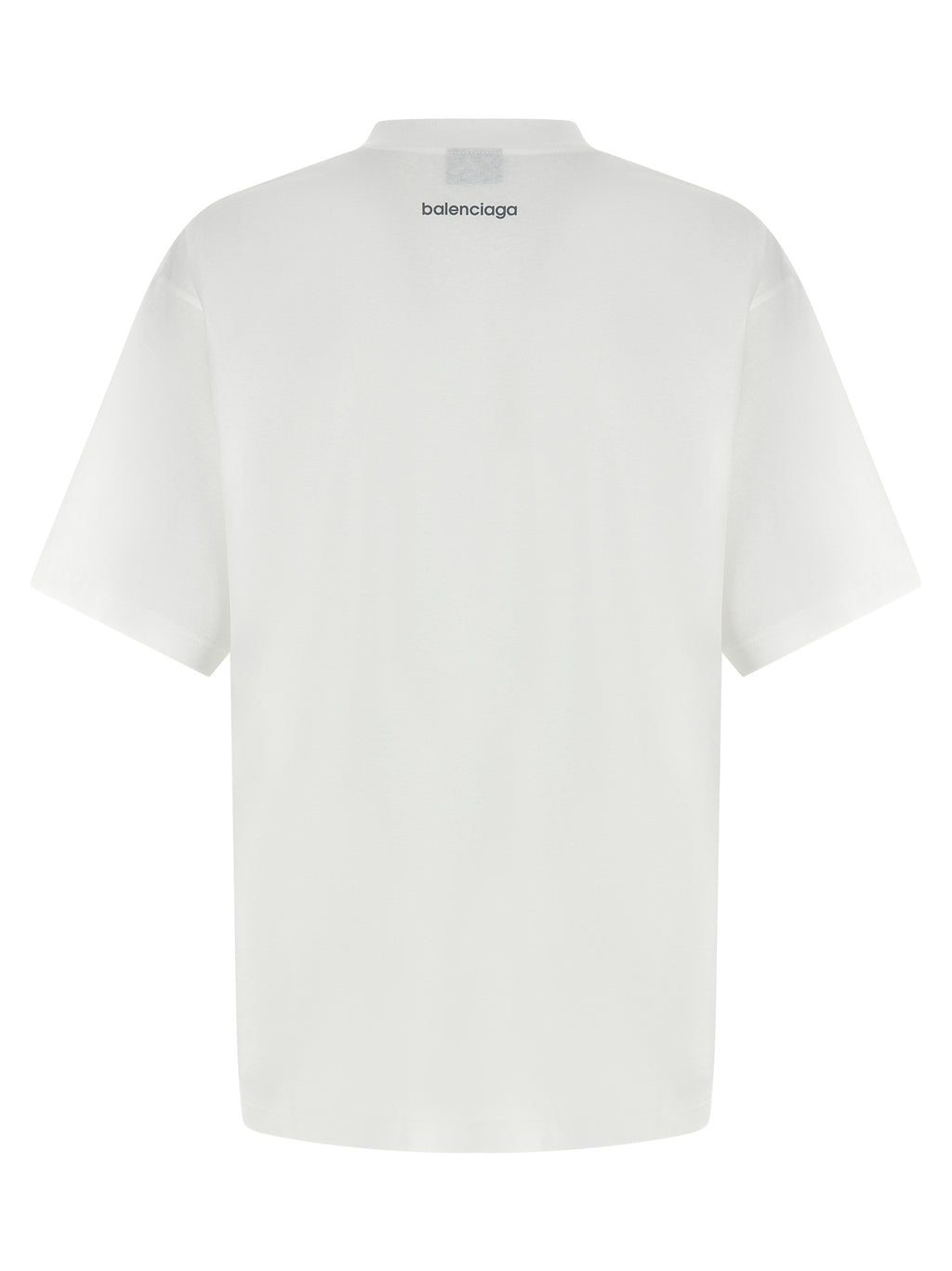 Balenciaga White Cotton T-Shirt