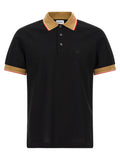 Burberry Black Cotton Polo Shirt