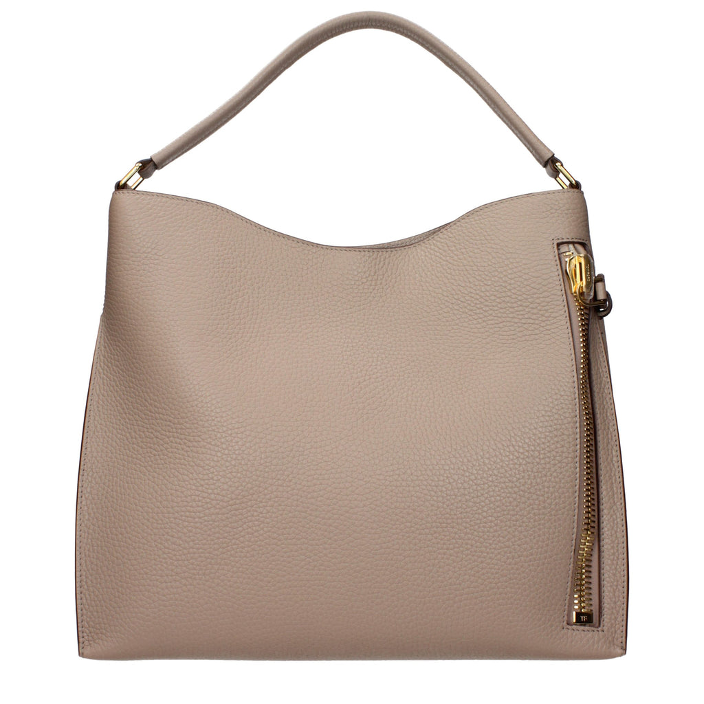 Tom Ford Beige Leather Handbag